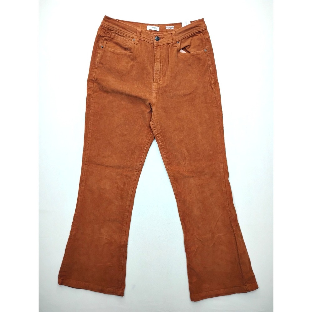 Kensie Jeans The Savannah High-Rise Flare Corduroy Pants‎ Size 10/30